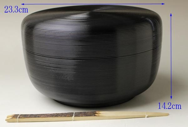 糸目独楽繋喰籠 九代西村彦兵衛（象彦）作 而妙斎（宗員時代）書付 ※食