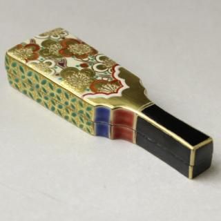 花梨遊環造 三重塔香合 福田芳朗 作