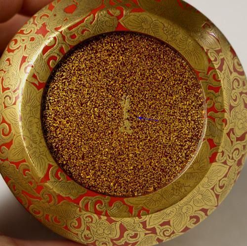 金襴手蒔絵雪吹 内梨子地 川端近左造 鵬雲斎書付 ※茶器・棗