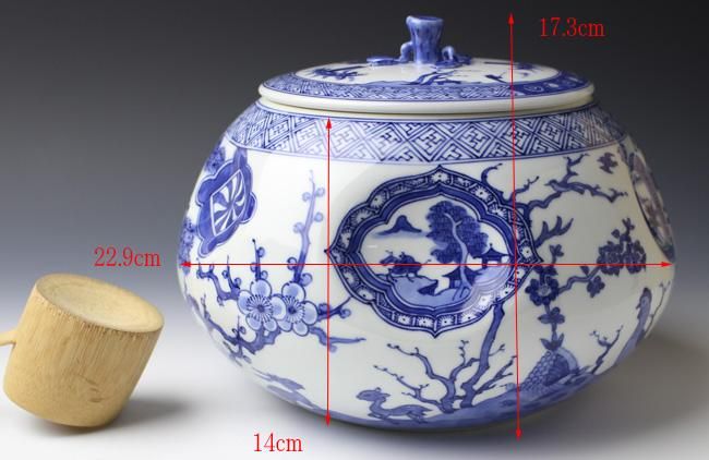 真葛香斎（二代） 祥瑞写蜜柑水指 鵬雲斎書付