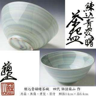 加賀瑞山武蔵野蓋置茶道具奈良蔵出し骨董共箱共布中秋の名月万古焼