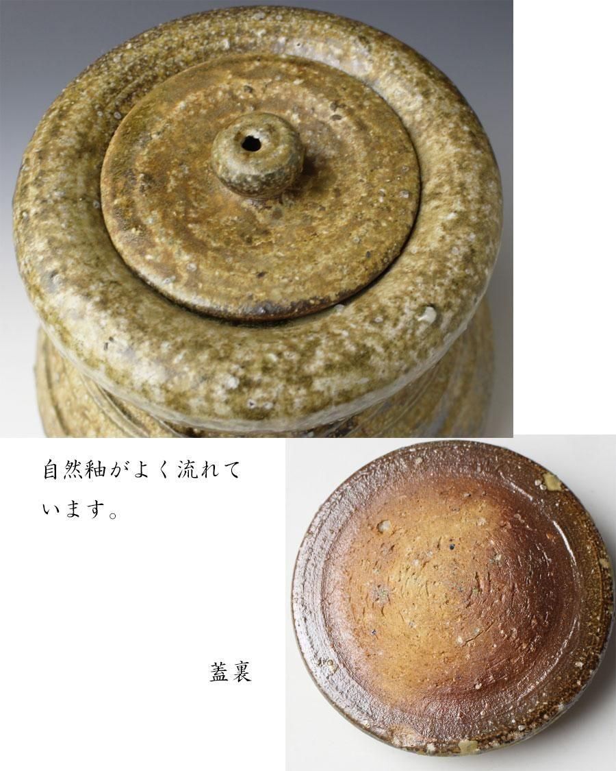 信楽焼 瓢箪水指 古谷道生 造