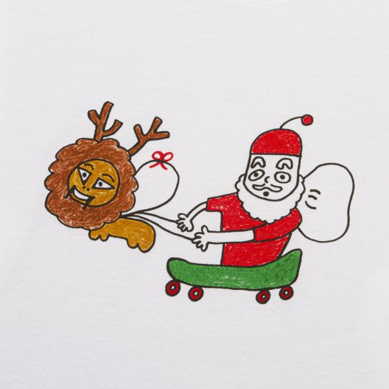 メンズマエケン/クリスマス サンタクロース ロングTee