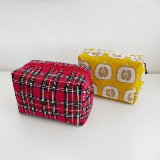 コスメポーチ マチつきポーチ の作り方レッスン Didit Sewing ディディソーイング おうちで見られる洋裁レッスン 型紙
