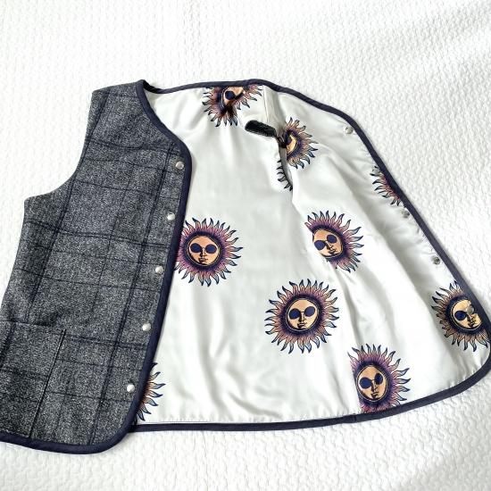 パイピングベストの作り方レッスン 型紙つき Didit Sewing ディディソーイング おうちで見られる洋裁レッスン 型紙