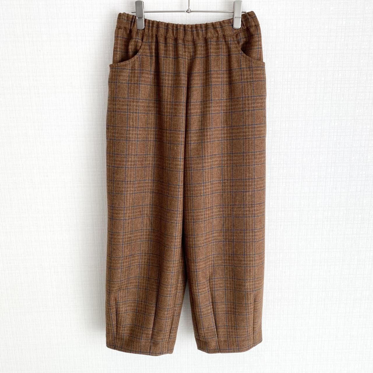 新作 ボッテパンツ材料セット(ウール・茶系チェック)<img class='new_mark_img2' src='https://img.shop-pro.jp/img/new/icons3.gif' style='border:none;display:inline;margin:0px;padding:0px;width:auto;' />