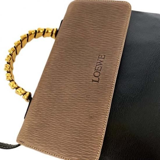 LOEWE ロエベ ベラスケス ツイスト レザー 2wayバッグ - CARA 【公式 ...