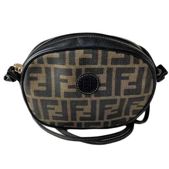 縦22センチ【ヴィンテージ】FENDI フェンディ ズッカ柄 ミニショルダー