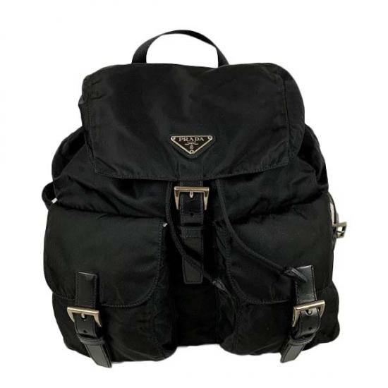 美品　PRADA プラダ　リュック　テスート　ブラック　23051901