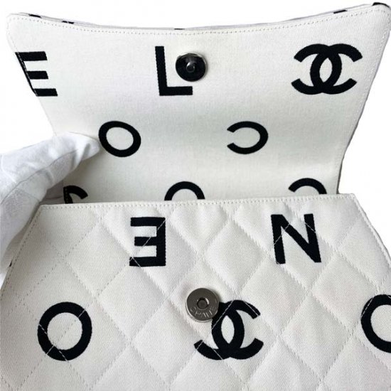 CHANEL シャネル パターンココマークロゴプレートチェーンハンドバッグ