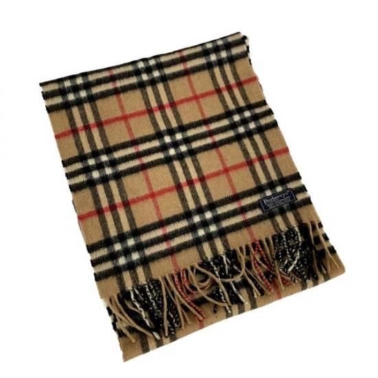 超歓迎】 【新品】BURBERRY カシミヤマフラー バーバリー マフラー