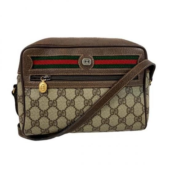 GUCCI グッチ GGスプリーム シェリーライン ショルダーバッグ - CARA