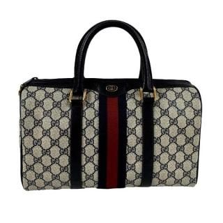 GUCCI グッチ シェリーライン GGスプリーム ボストンバッグ - CARA