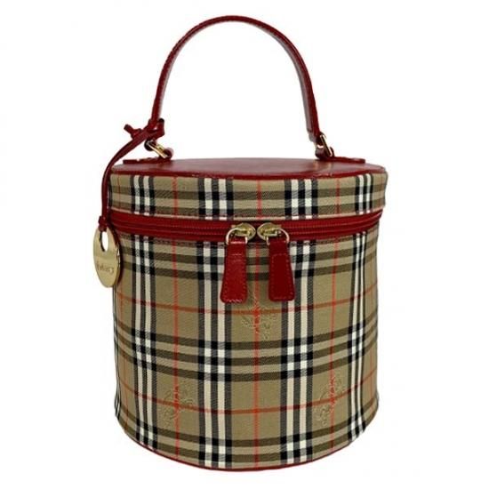 BURBERRY バーバリー ノヴァチェック柄 キャンバス/レザー バニティ