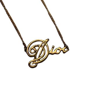 Dior <BR>ディオール ロゴ ネックレス 
