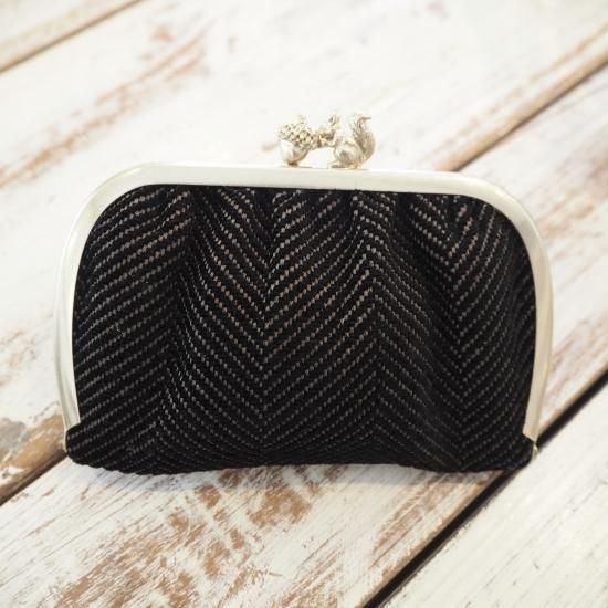りすとどんぐりの長財布 ゴールド - SAKURAYAMA OnlineShop