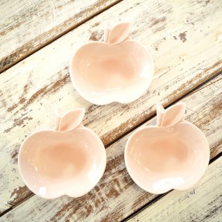 桃色りんご小皿　　　　