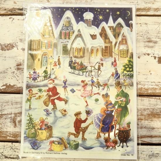 クリスマスアドベントカレンダー RSV19 A4サイズ 乙女心