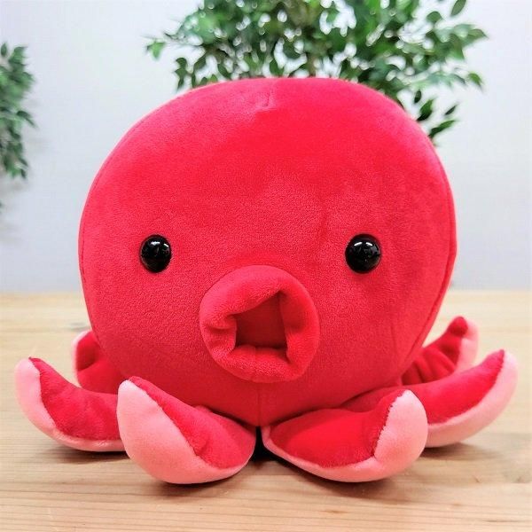 ぷてぃまりん ゆるふわぬいぐるみタコ - なにわ名物いちびり庵