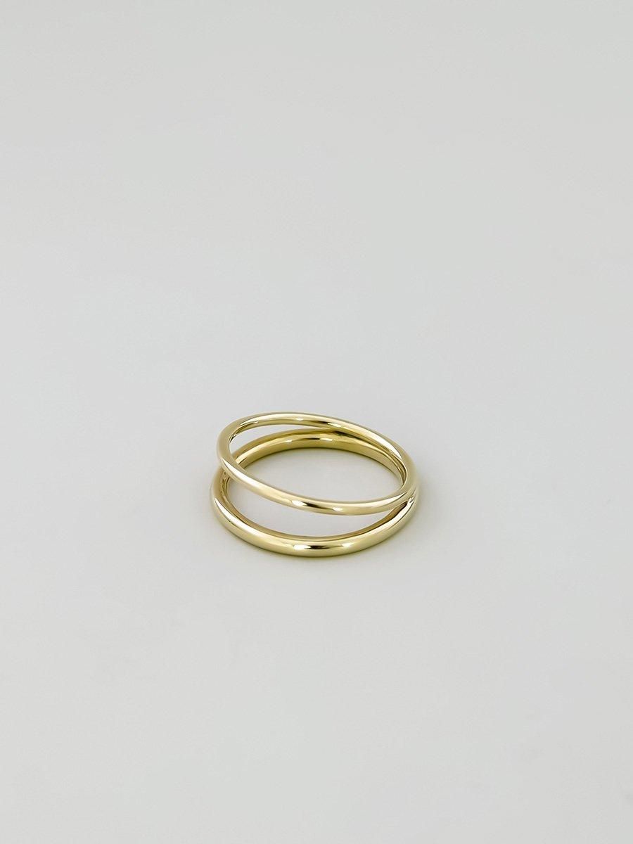 UNKNOWN. U075  SUBTLE  RING / BRASS