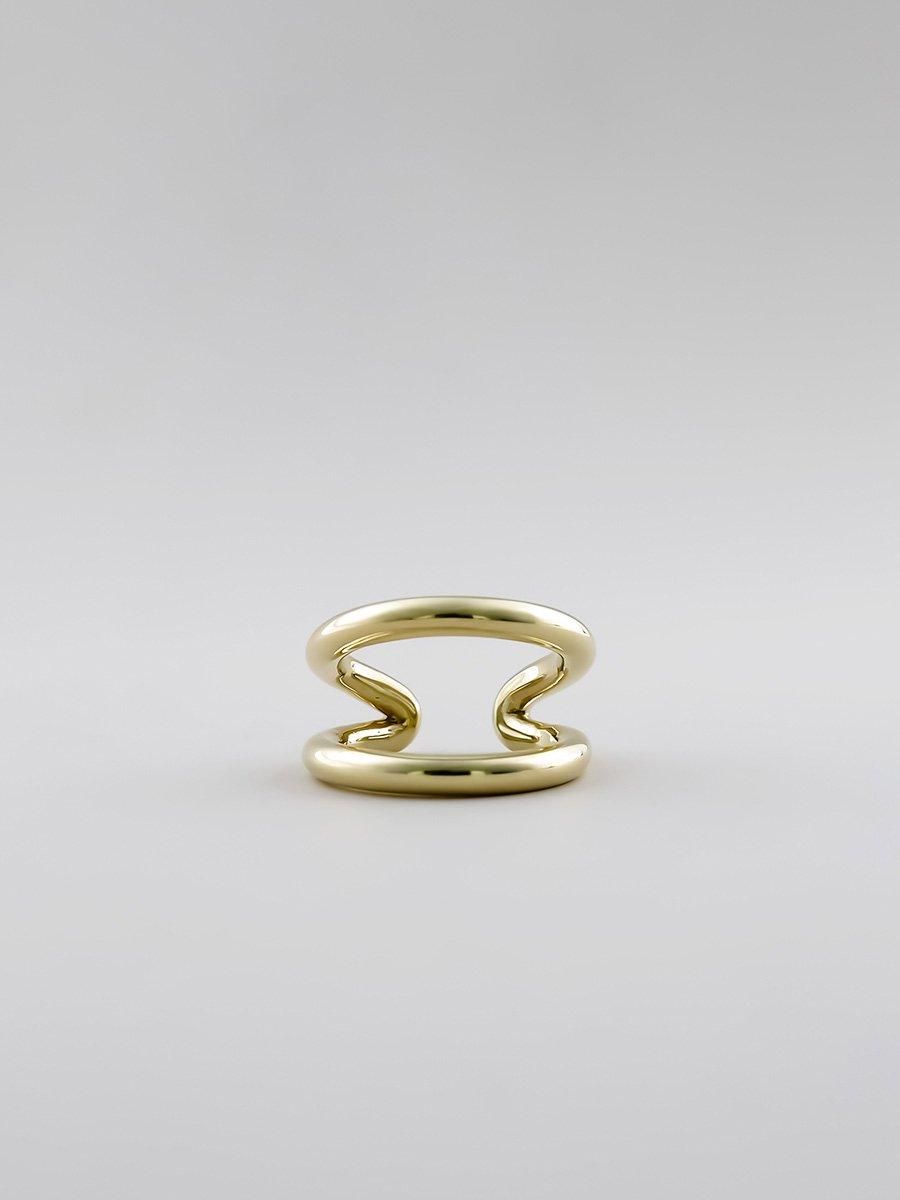 UNKNOWN. U080  LOG  RING / BRASS