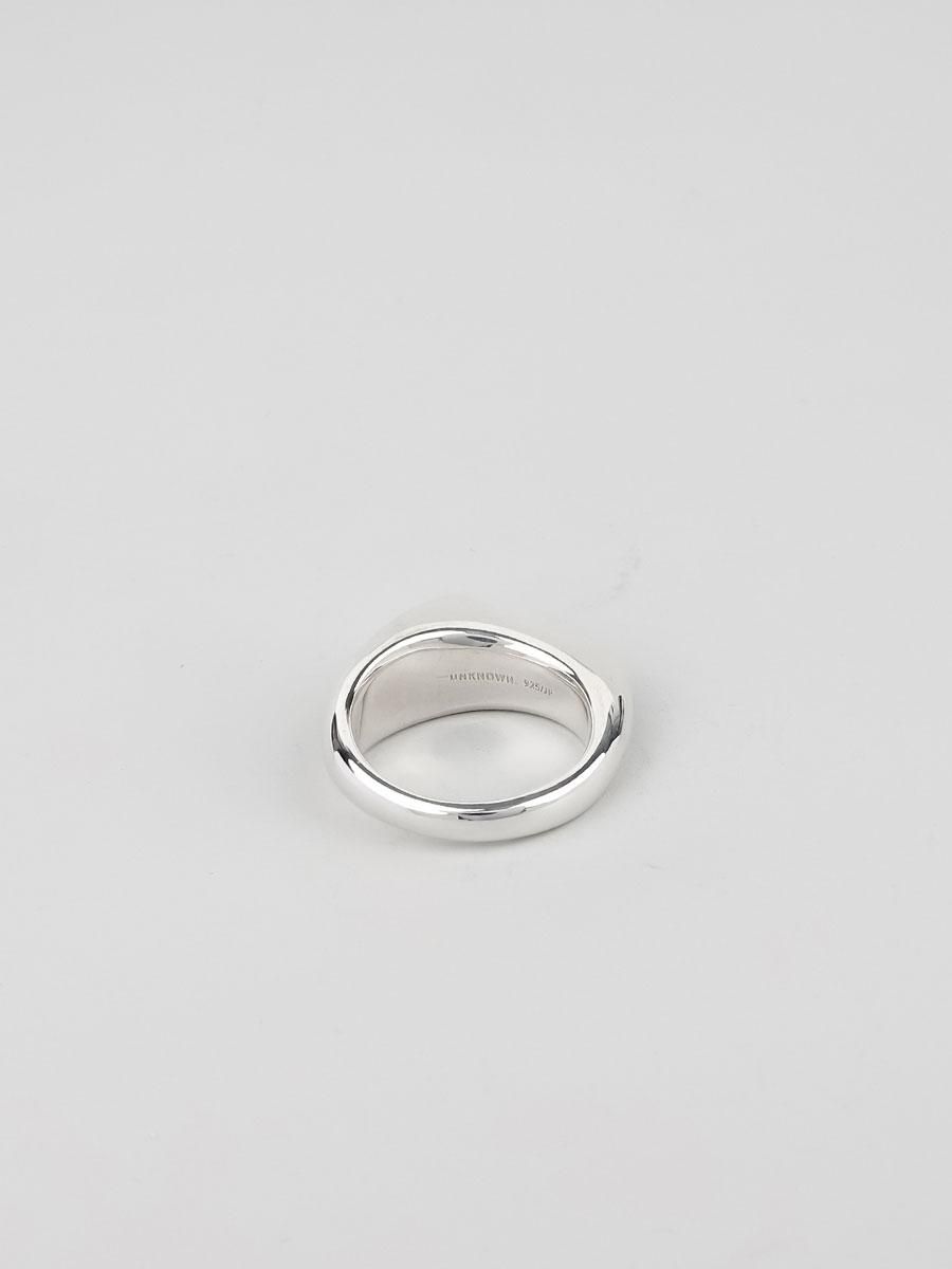 UNKNOWN. U081 “ BEVEL ” RING / SILVER - 神戸 GOODDAYS