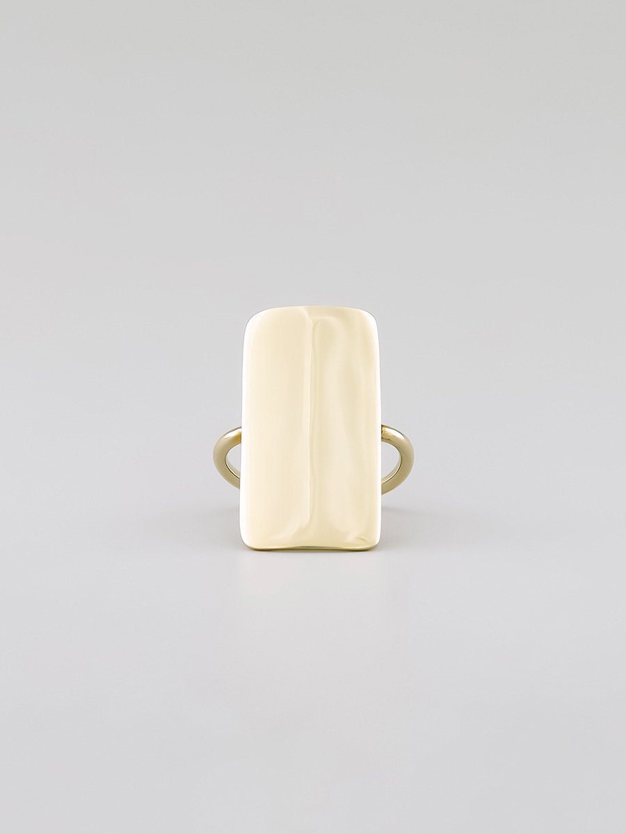 UNKNOWN. U083  OBEY  RING / BRASS