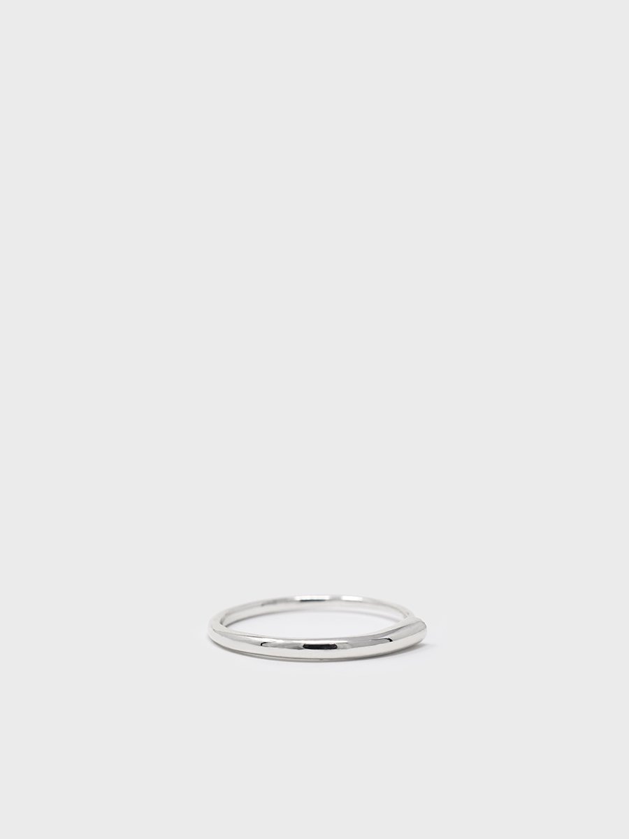 Liquid ROR-003 thin ring SILVER