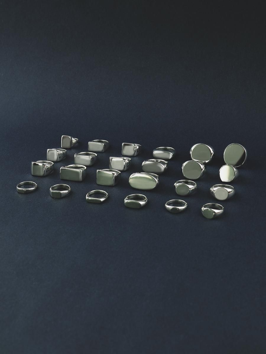 UNKNOWN. U090B “ p.c SIGNET ” RING / SILVER - 神戸 GOODDAYS