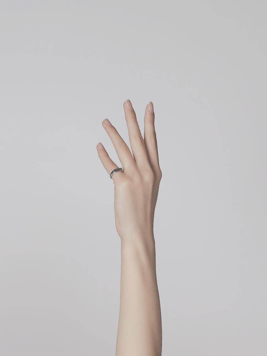 UNKNOWN. U097B “ h.e mini ” RING / SILVER - 神戸 GOODDAYS