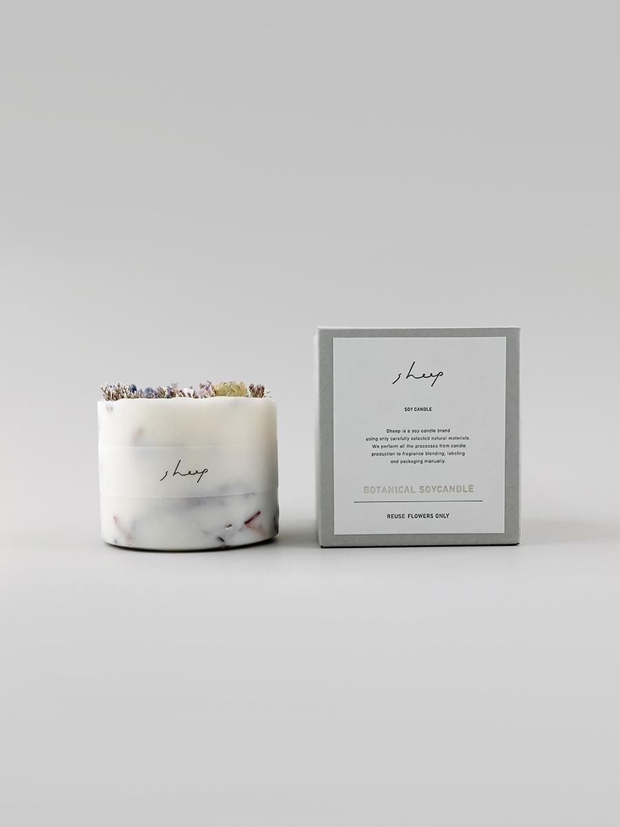 sheep BOTANICAL SOY CANDLE スターチス - 神戸 GOODDAYS