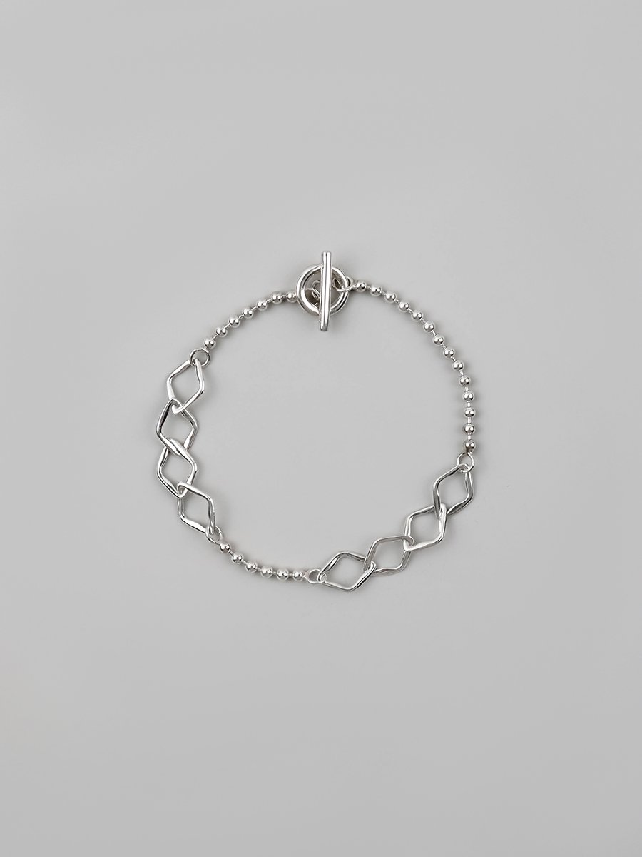 FLYNK FB-0006-116 Heritage ball chain bracelet Silver