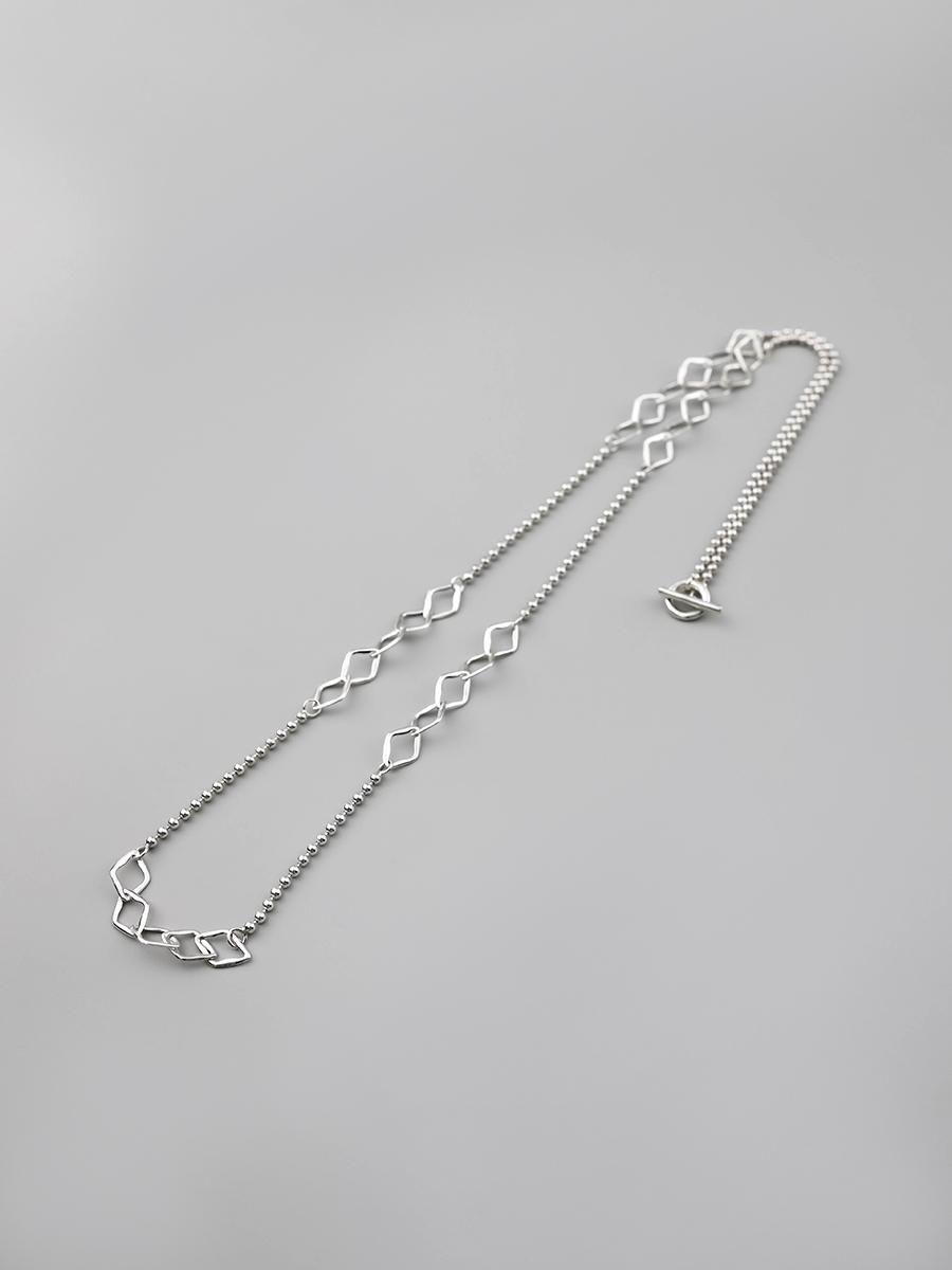 FLYNK FN-0003-116 Heritage ball chain necklace Silver - 神戸