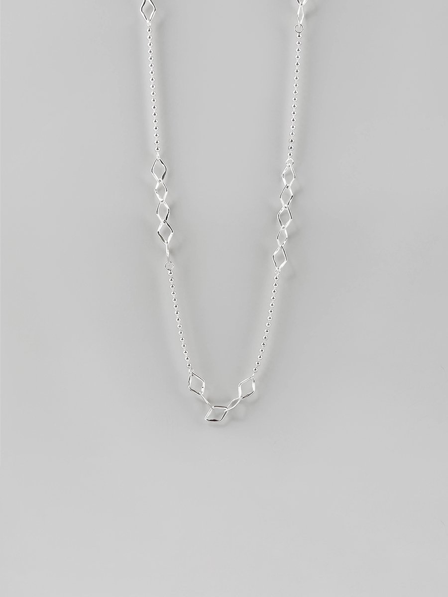 FLYNK FN-0003-116 Heritage ball chain necklace Silver