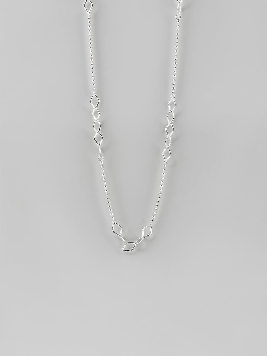 FLYNK FN-0003-116 Heritage ball chain necklace Silver