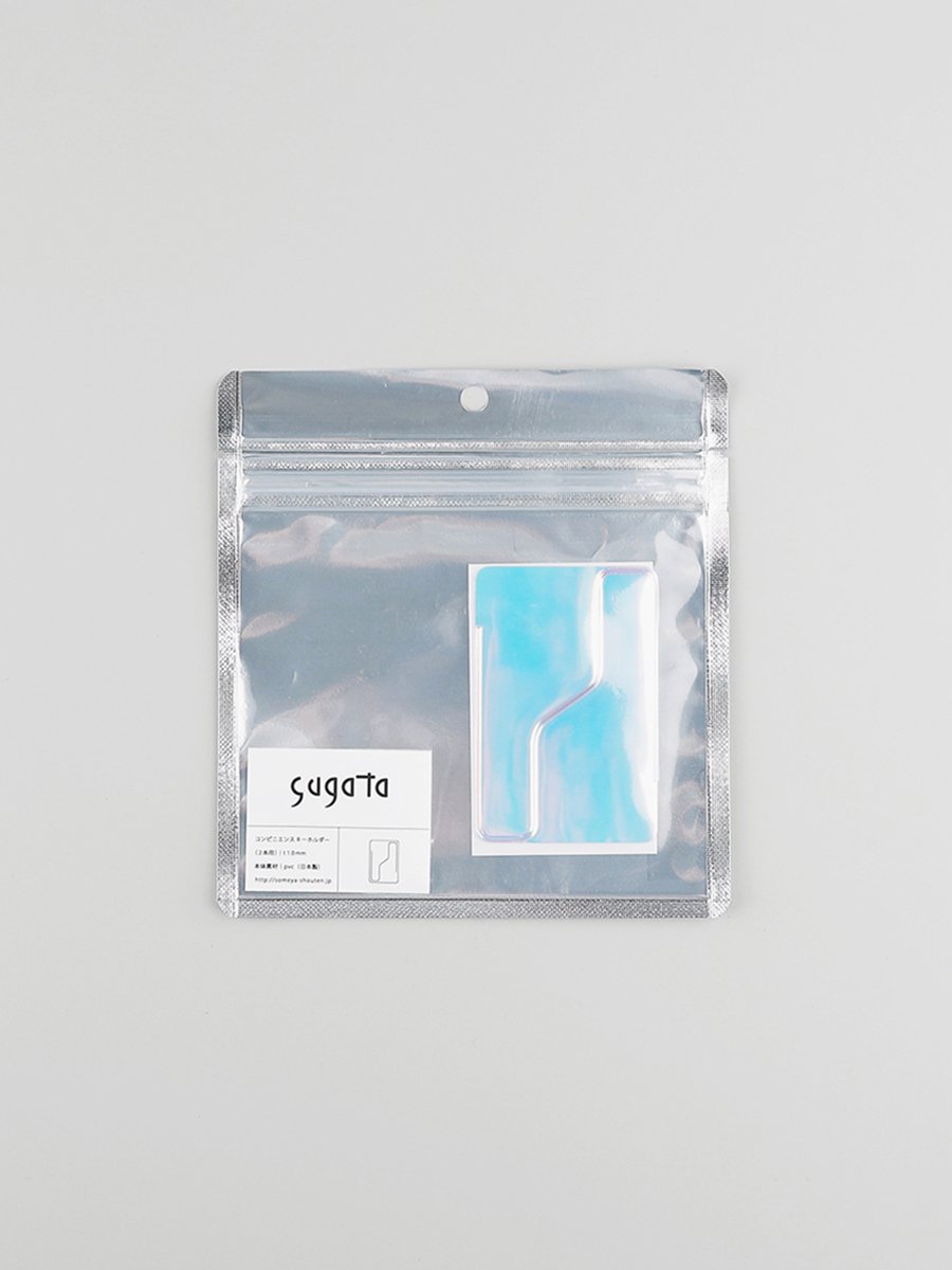sugata カード型キーケース(2本用) | t1.0mm | オーロラ