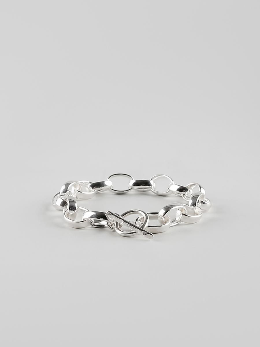 翡翠　silver レトロブレスレット No. 14018 - Bracelet - SILVER / RAGBAG (ブレスレット