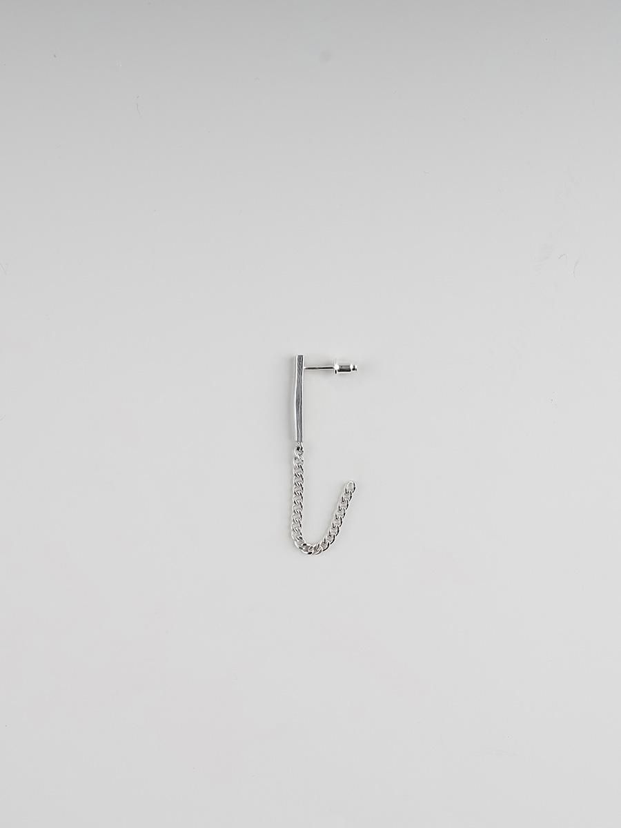 Liquidピアス Liquid IDP-007 ID chain pierce - 神戸 GOODDAYS シルバー