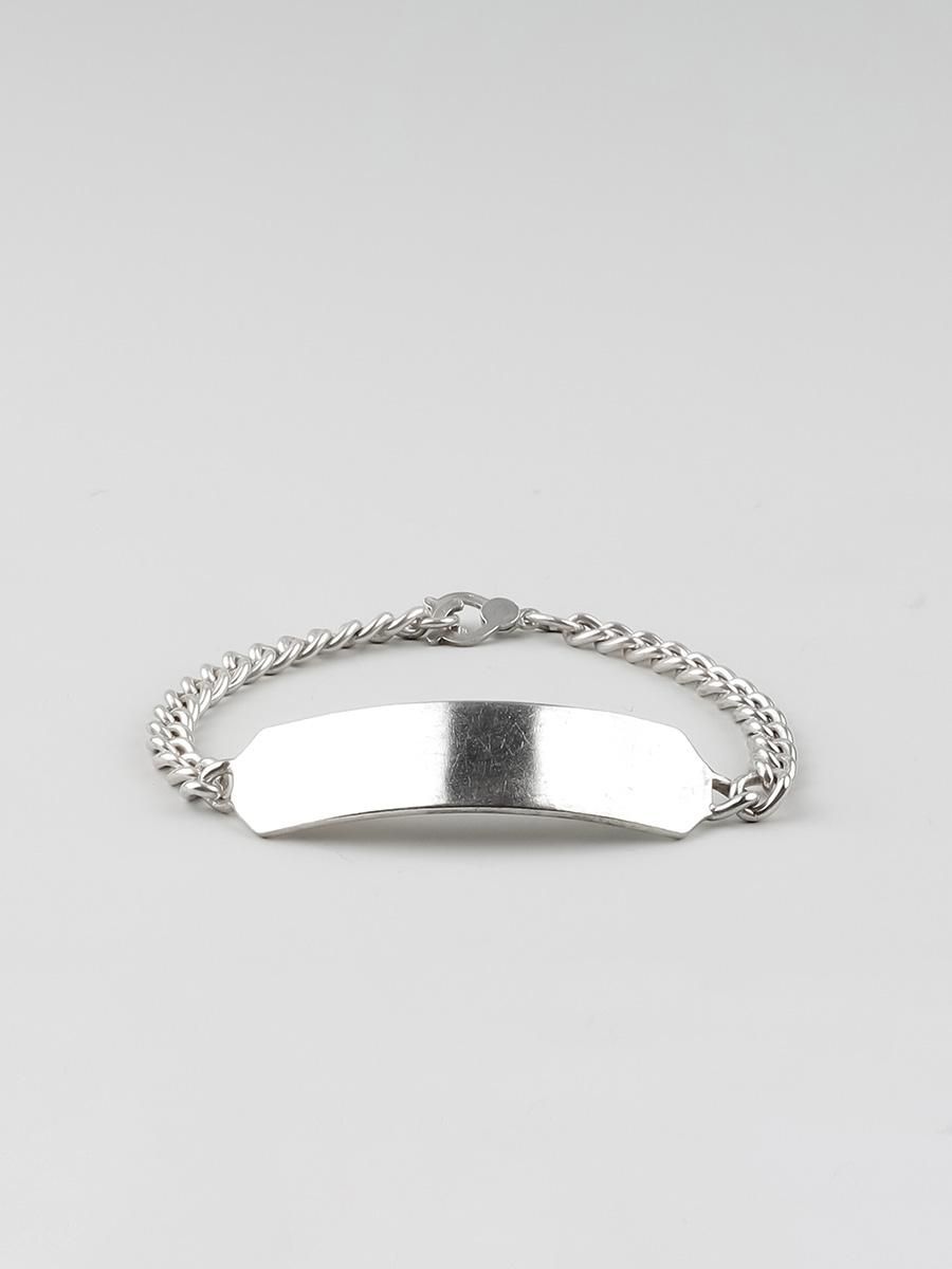 HANK #6003 ID BRACELET / SILVER