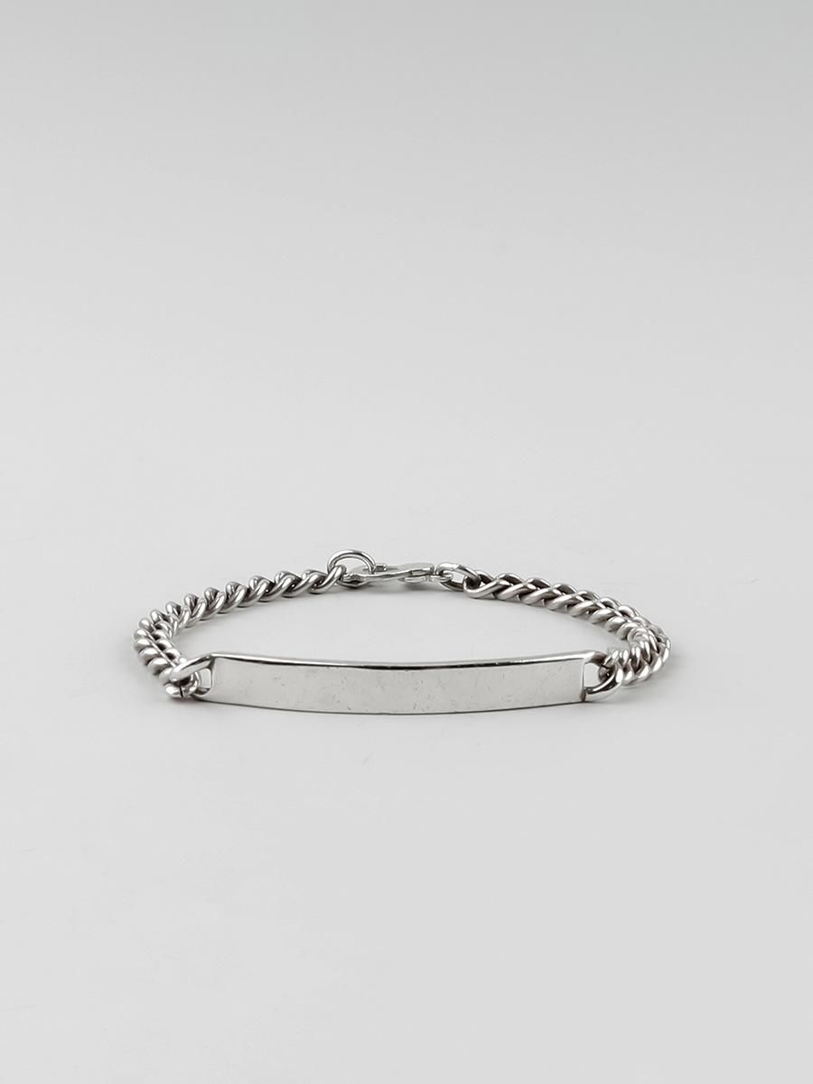 HANK #6005 ID BRACELET / SILVER