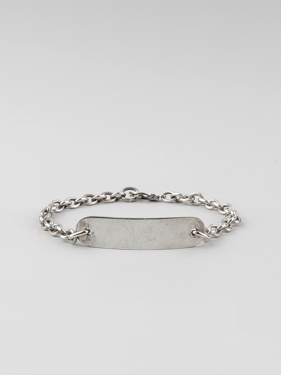 HANK #6011 ID BRACELET / SILVER - 神戸 GOODDAYS シルバー HANK #6011 ID BRACELET / SILVER - 神戸 GOODDAYS シルバー