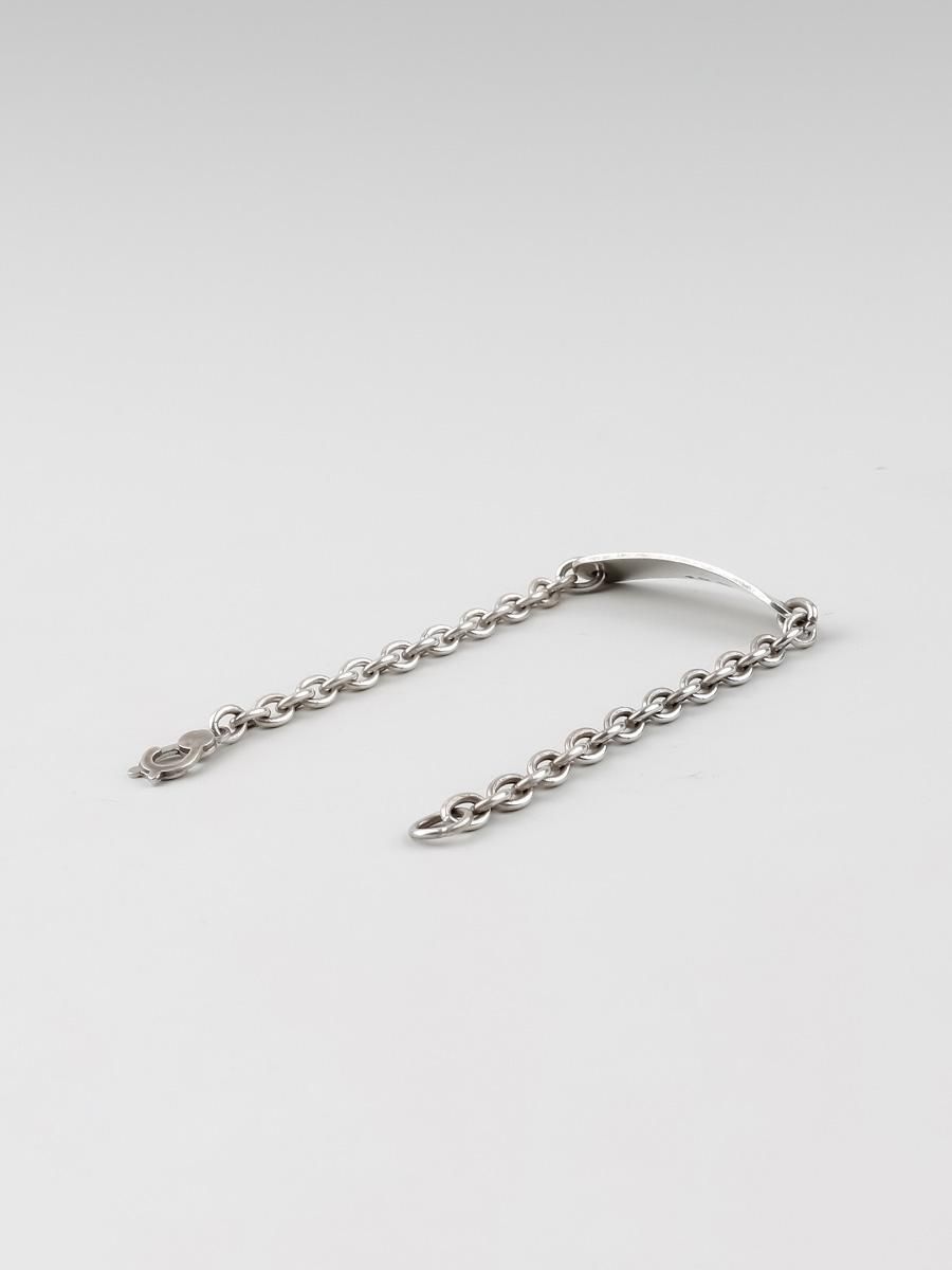 HANK #6011 ID BRACELET / SILVER - 神戸 GOODDAYS シルバー HANK #6011 ID BRACELET / SILVER - 神戸 GOODDAYS シルバー