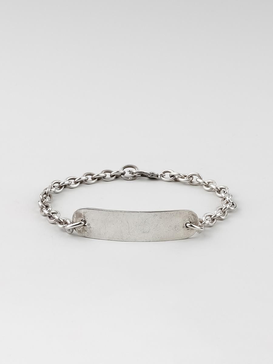 HANK #6011 ID BRACELET / SILVER - 神戸 GOODDAYS シルバー HANK #6011 ID BRACELET / SILVER - 神戸 GOODDAYS シルバー