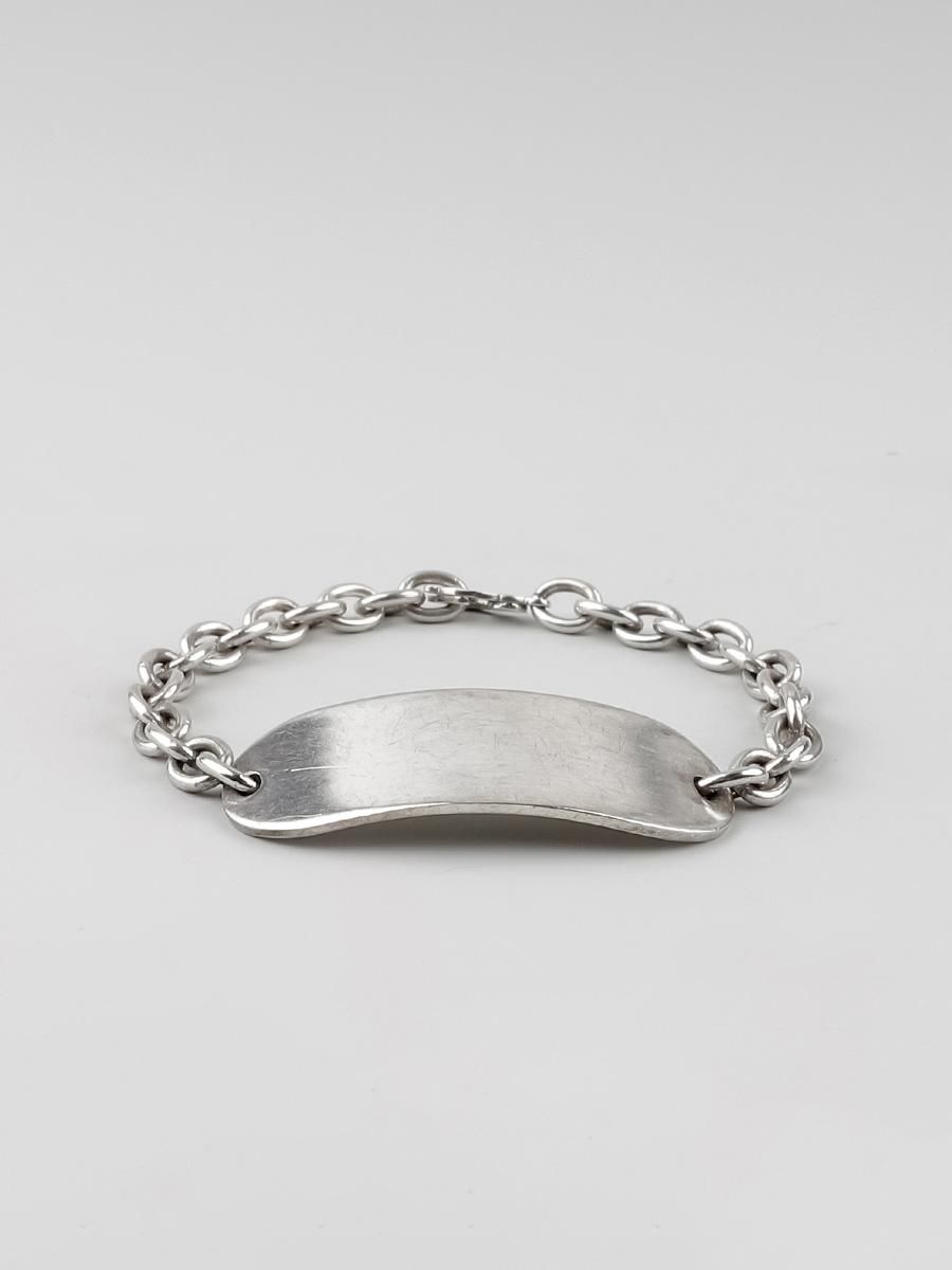 HANK #6015 ID BRACELET / SILVER