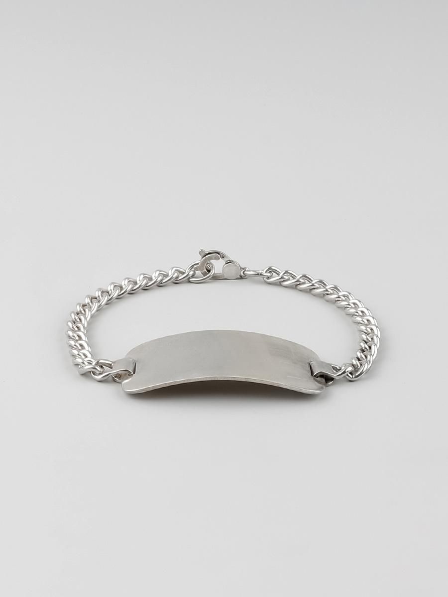 HANK #6016 ID BRACELET / SILVER