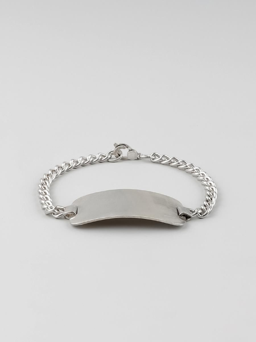 HANK #6016 ID BRACELET / SILVER