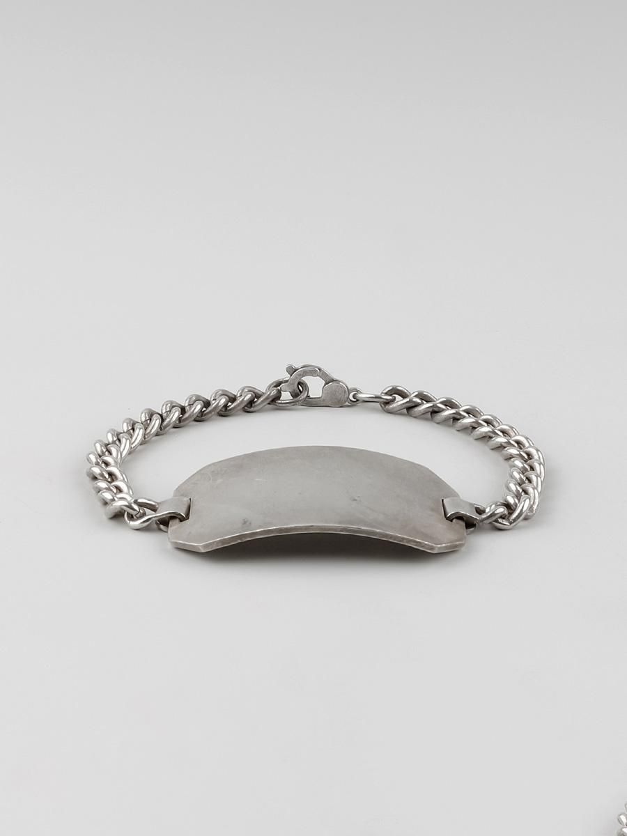 HANK #6018 ID BRACELET / SILVER - 神戸 GOODDAYS シルバー