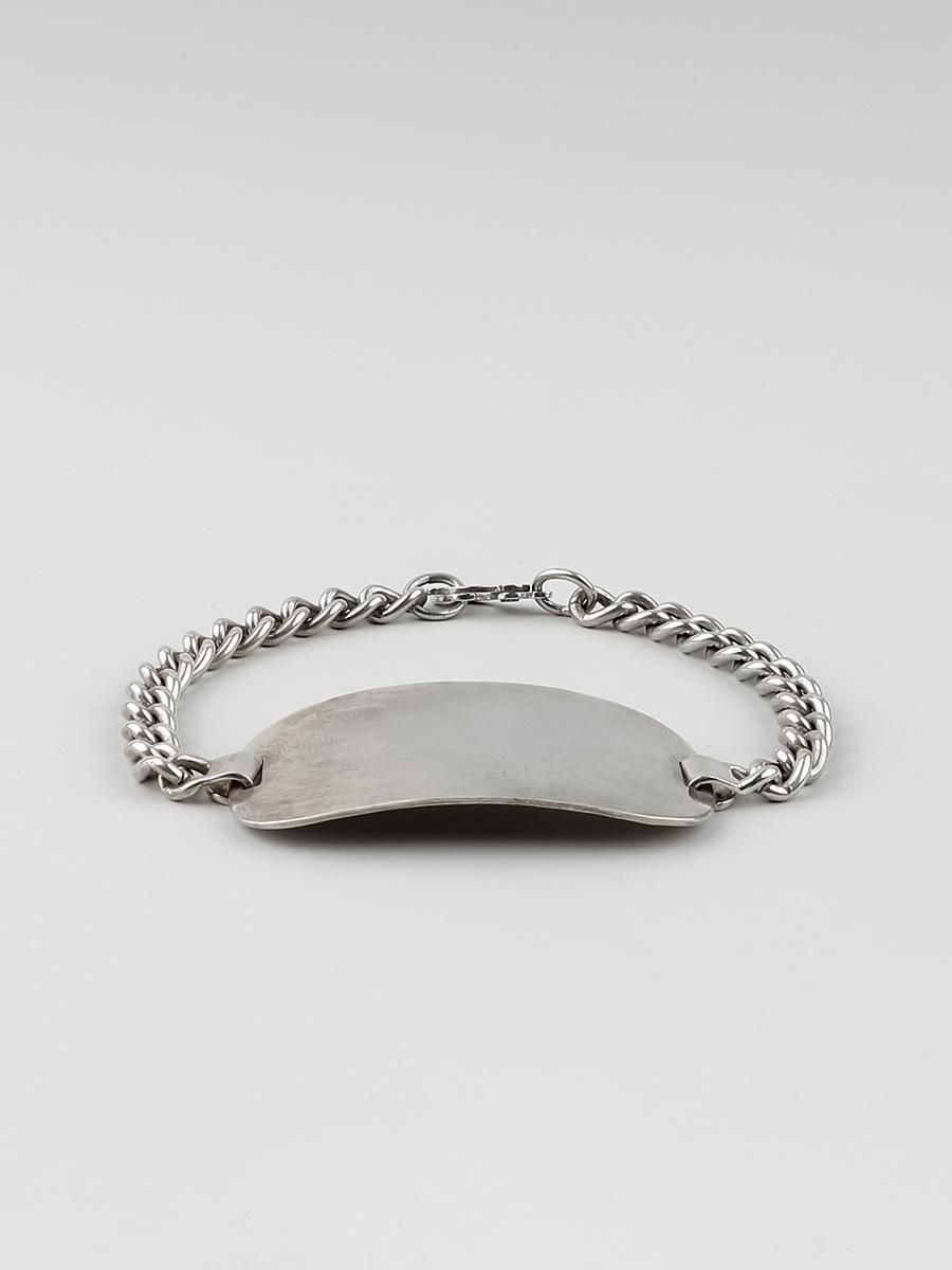 HANK #6020 ID BRACELET / SILVER