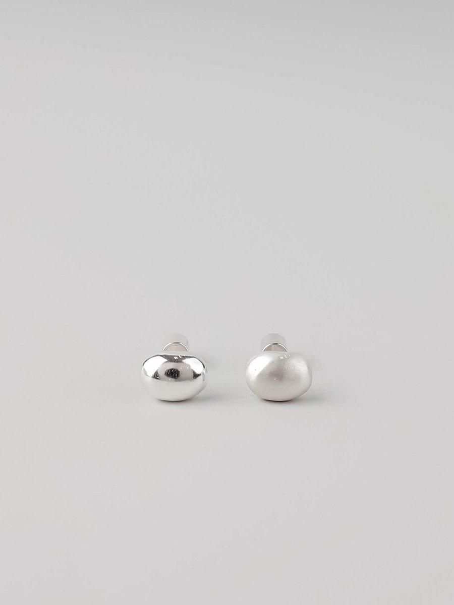 neutral 石ころ Pierced Earring ピアス シルバー neutral(ニュートラル) | 石ころピアス / TIT-16PS - シルバー