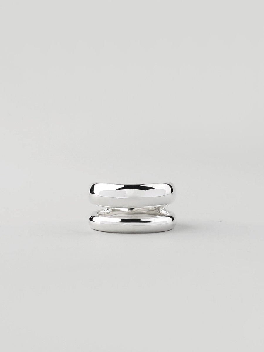 UNKNOWN. U596  FOLLOW 1 RING / SILVER